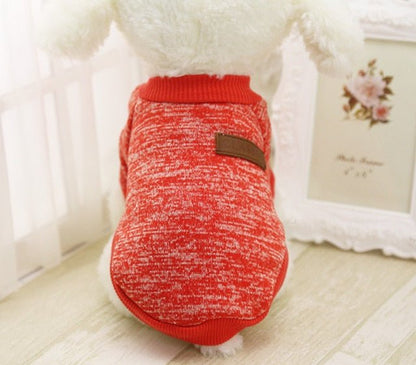 Winter Warm Pet Sweater - Cozy Snowflake Puppy & Kitty Winter Clothes