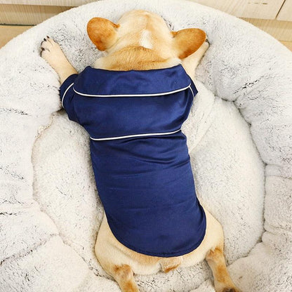 Luxury Soft Silk Pajamas for Pets - Comfy Small Dog and Cat Clothing