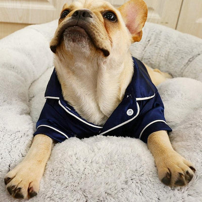 Luxury Soft Silk Pajamas for Pets - Comfy Small Dog and Cat Clothing