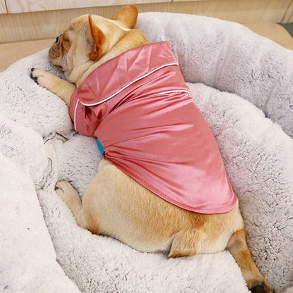 Luxury Soft Silk Pajamas for Pets - Comfy Small Dog and Cat Clothing