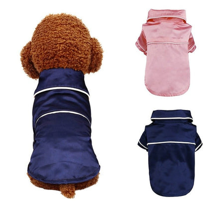 Luxury Soft Silk Pajamas for Pets - Comfy Small Dog and Cat Clothing