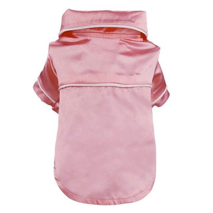 Luxury Soft Silk Pajamas for Pets - Comfy Small Dog and Cat Clothing