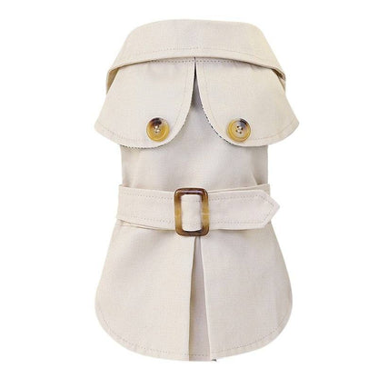 British Style Pet Jacket - Warm & Stylish Dog Coat for Small Pets