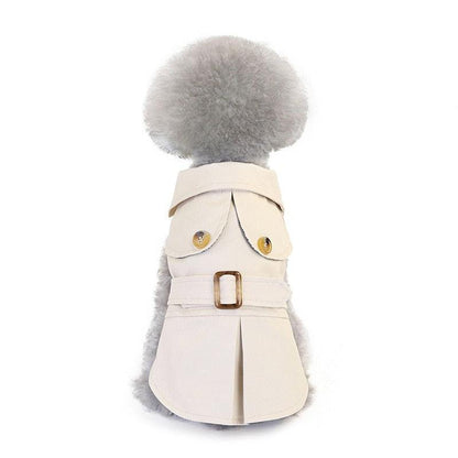 British Style Pet Jacket - Warm & Stylish Dog Coat for Small Pets
