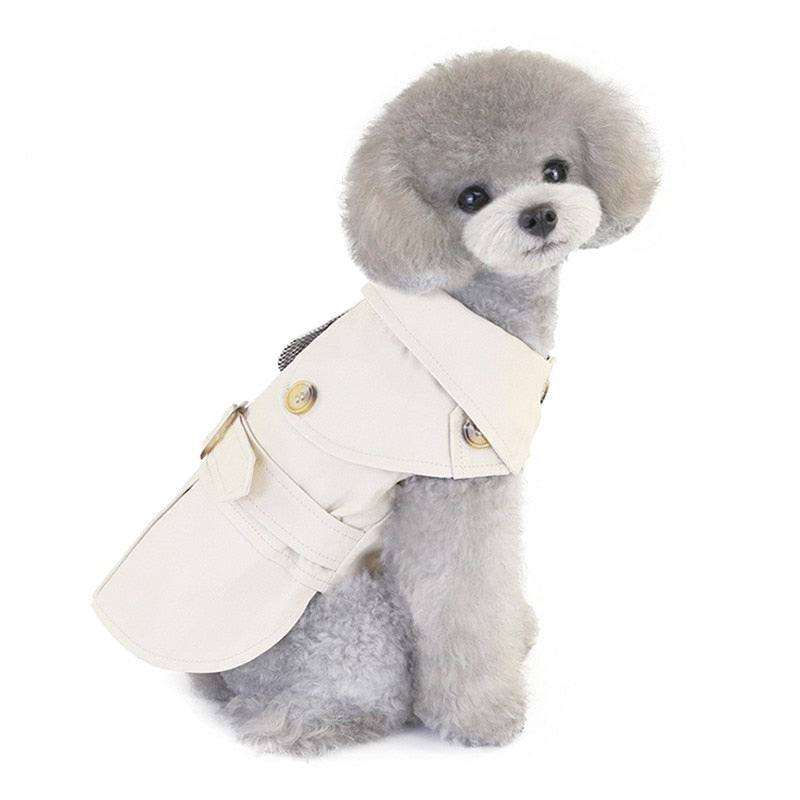 British Style Pet Jacket - Warm & Stylish Dog Coat for Small Pets
