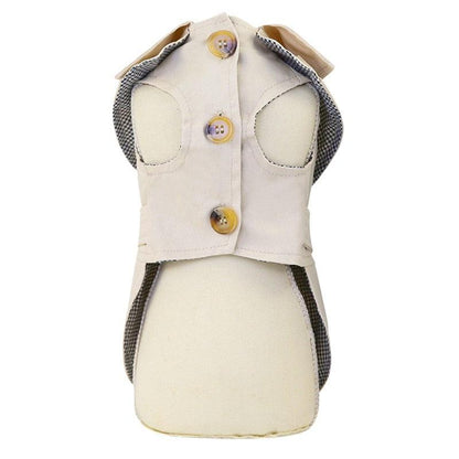 British Style Pet Jacket - Warm & Stylish Dog Coat for Small Pets