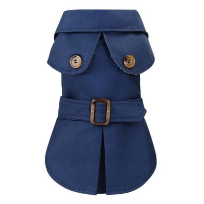 British Style Pet Jacket - Warm & Stylish Dog Coat for Small Pets