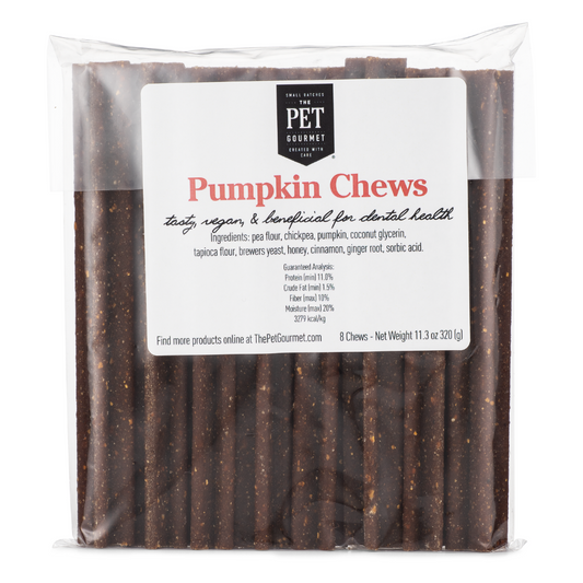 Pumpkin Chew 8 Pack natural dog dental treats