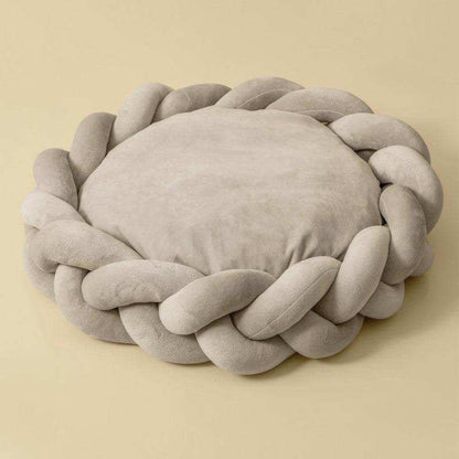 round pet kennel with detachable universal mat for dogs and cats