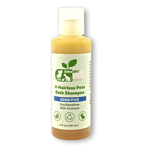 4-Furry Pets 2-in-1 Sensitive Shampoo and Conditioner bottle for pets