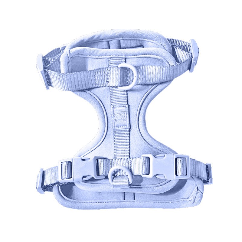 Comfortable stretchy and classic lightweight cushioned dog harness with adjustable straps and quick release buckle