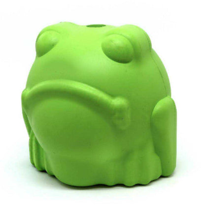 Large Bull Frog eDispenser durable rubber chew toy and treat dispenser for dogs
