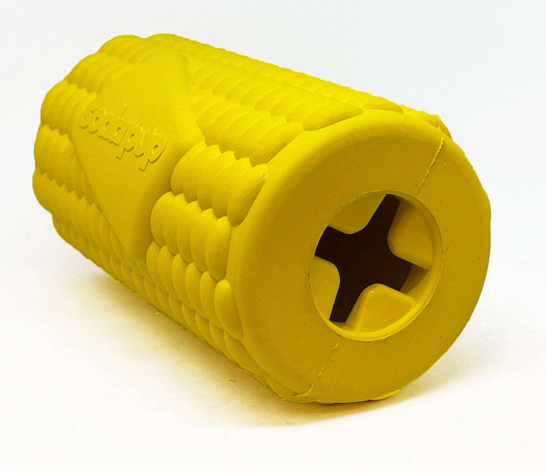 Corn on the Cob eDispenser Durable Rubber Treat Dispenser for Dogs