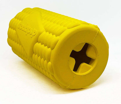 Corn on the Cob eDispenser Durable Rubber Treat Dispenser for Dogs