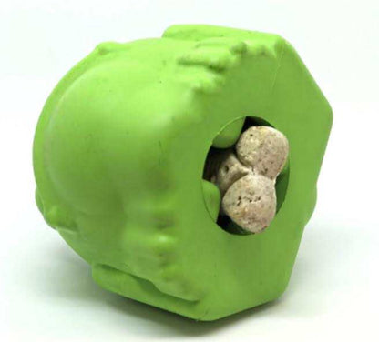 Large Bull Frog eDispenser durable rubber chew toy and treat dispenser for dogs
