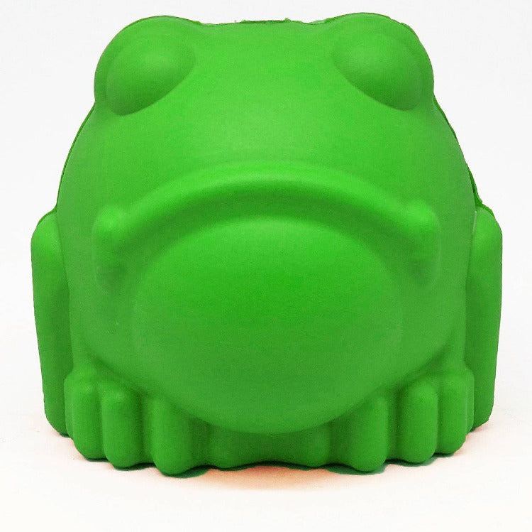 Bull Frog eDispenser durable rubber chew toy and treat dispenser for large dogs
