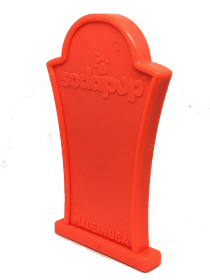 Bright orange Headstone Ultra Durable Nylon Dog Chew Toy for aggressive chewers