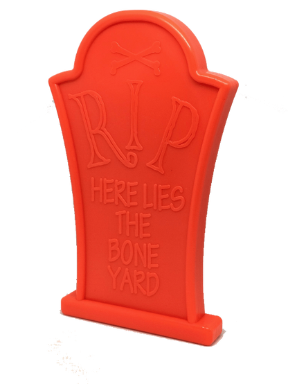 Headstone Ultra Durable Nylon Dog Chew Toy bright orange indestructible chew toy for aggressive dogs