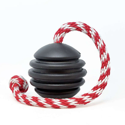 USA-K9 Magnum Black Stars and Stripes Rubber Chew Toy, Power Chewers