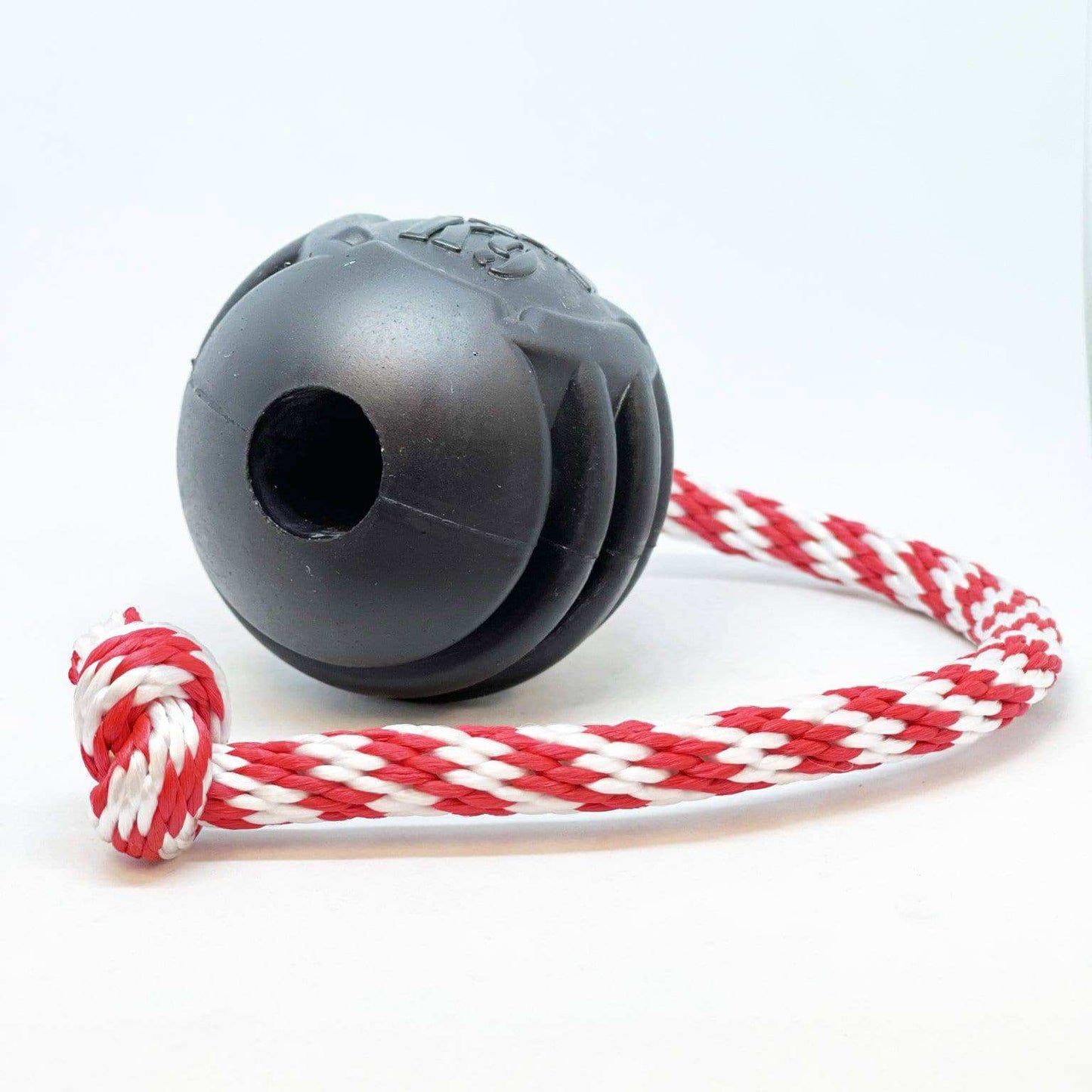 USA-K9 Magnum Black Stars and Stripes Rubber Chew Toy, Power Chewers