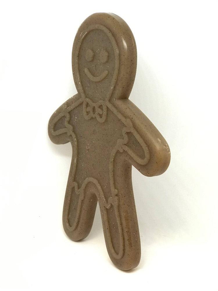 Gingerbread Man Nylon Dog Chew Toy - Indestructible Holiday Dog Toy