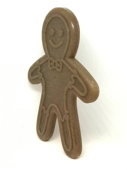Gingerbread Man Nylon Dog Chew Toy - Indestructible Holiday Dog Toy