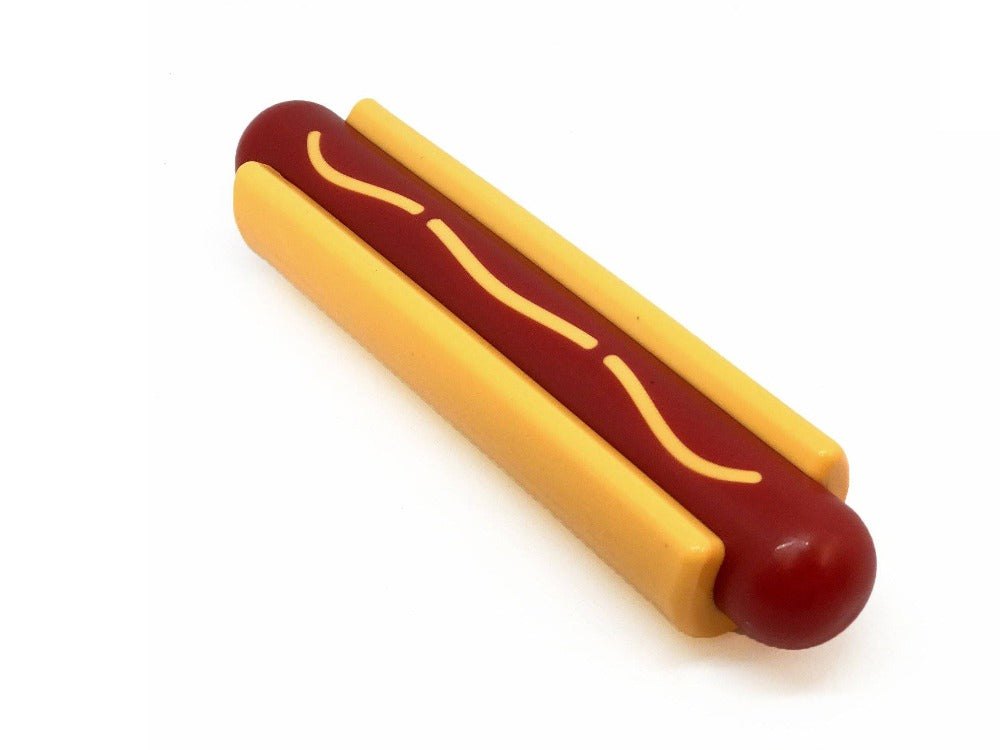 Hot Dog Nylon Dog Toy: Indestructible Chew for Aggressive Dogs in USA