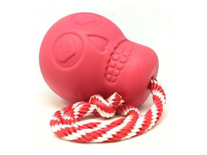 USA-K9 Skull Durable Rubber Chew Toy for Heavy Chewers Treat Dispenser