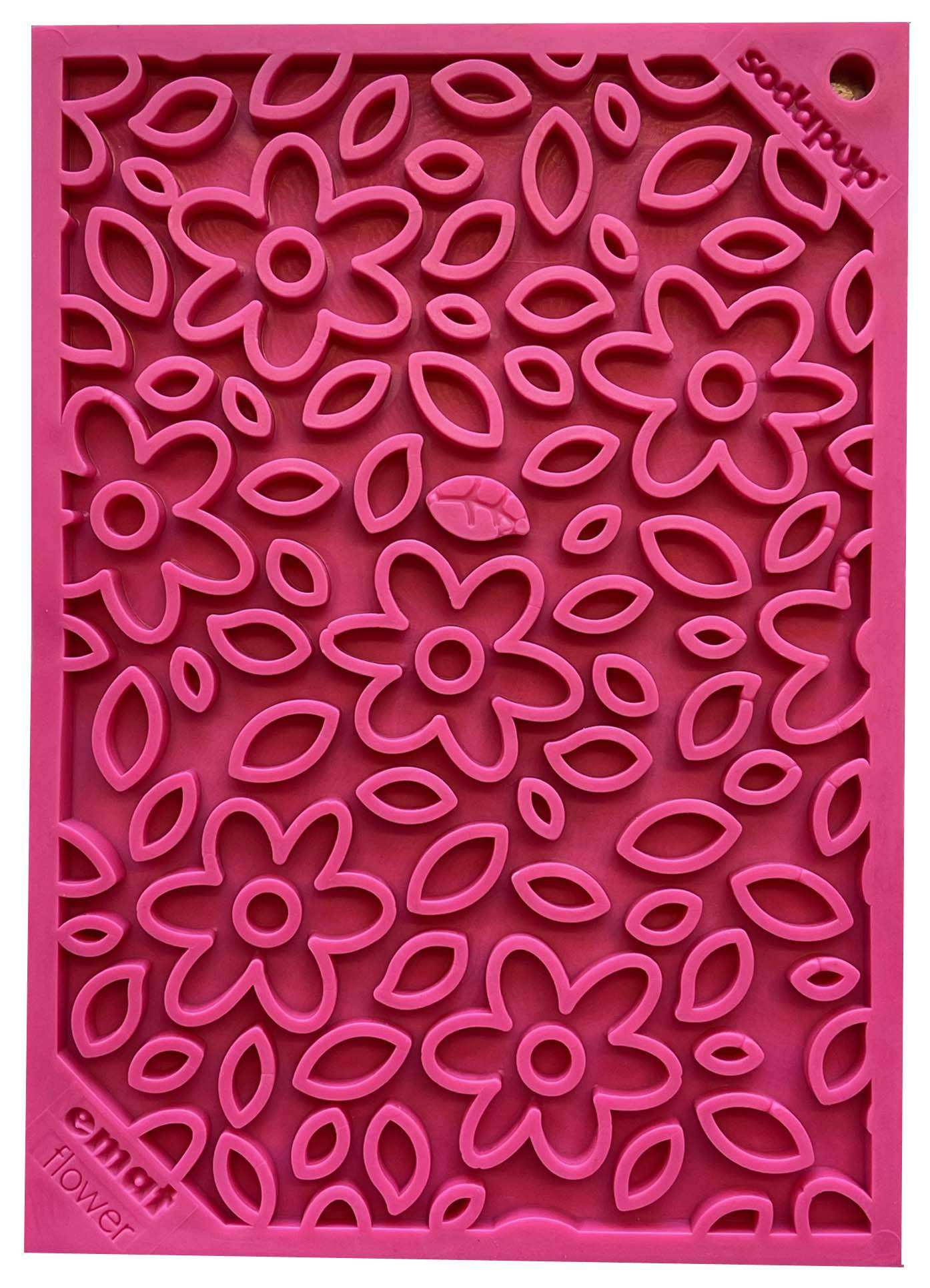 Flower Power eMat - Enrichment Lick Mat for Dogs & Cats | USA Made