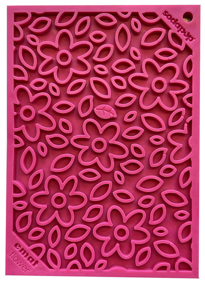 Flower Power eMat - Enrichment Lick Mat for Dogs & Cats | USA Made