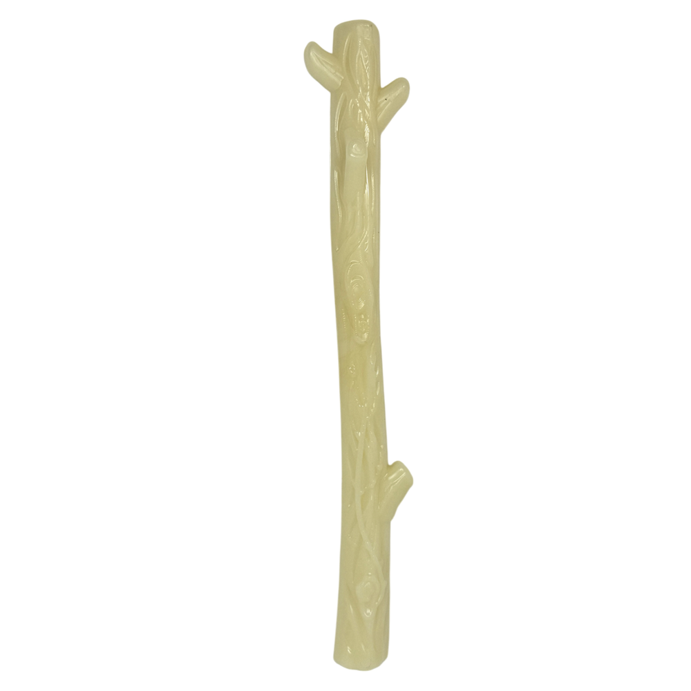 Durable nylon chew stick for power chewers designed as a long-lasting, textured dog toy made in the USA.