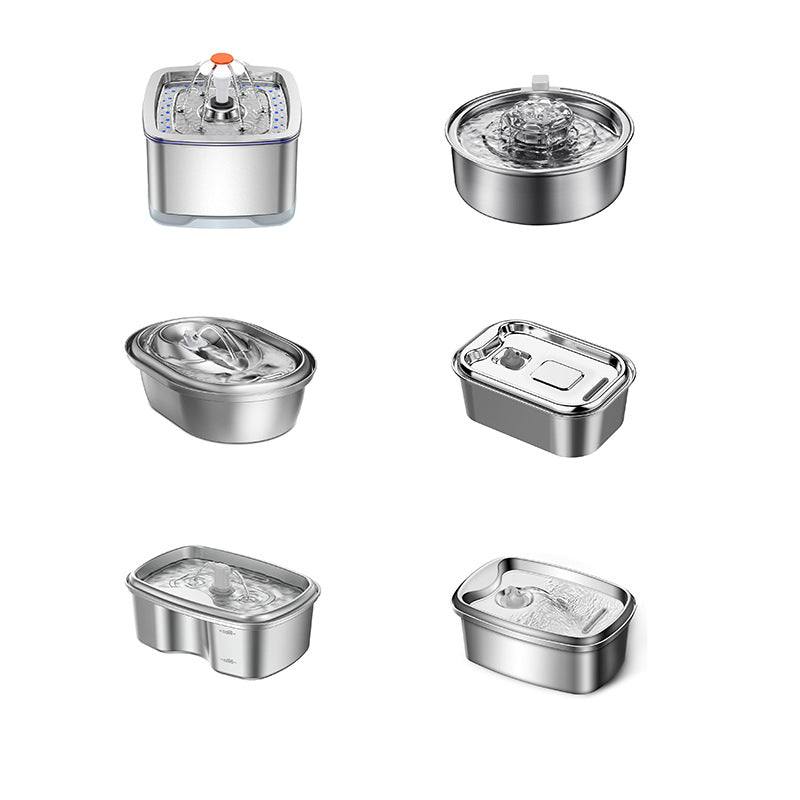 Smart stainless steel pet water dispenser with 3.2L capacity