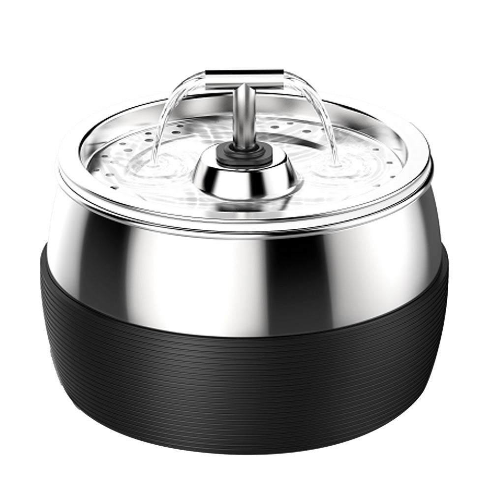 Smart stainless steel water dispenser for pets with filtration