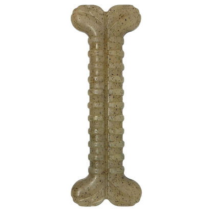 Tough Bone Nylon Chew Bone durable dog toy for aggressive chewers with textured surface