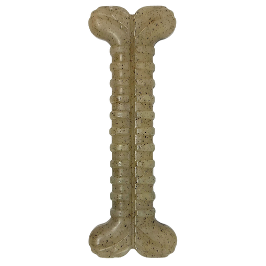 Tough Bone Nylon Chew Bone durable dog toy for aggressive chewers with textured surface