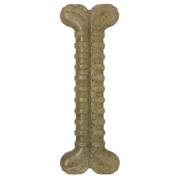 Tough Bone Nylon Chew Bone durable dog toy for aggressive chewers with textured surface
