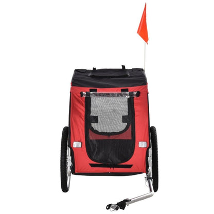 Bike Trailer Cargo Cart for Dogs & Pets - Heavy Duty Weather Resistant