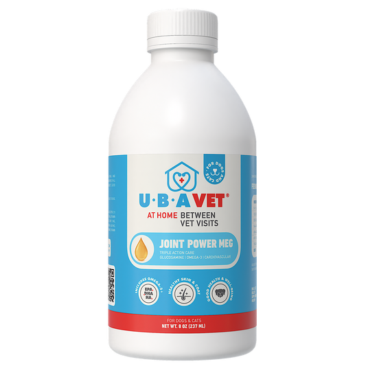 UBAVET Joint Power MEG liquid supplement for dog and cat joint support