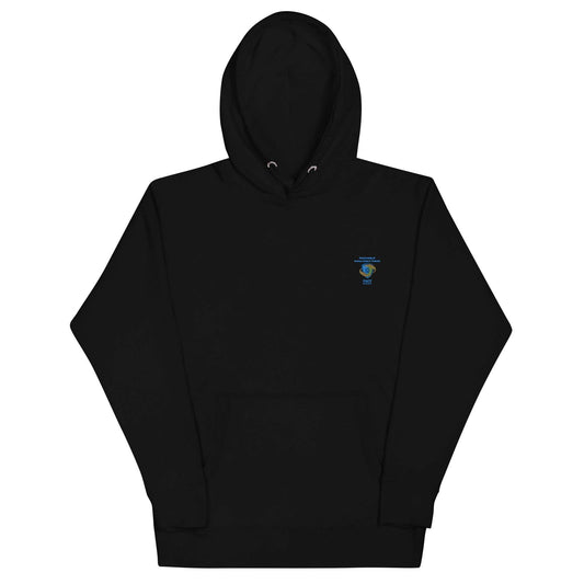 Unisex hoodie with soft cotton blend, front pouch pocket, and 3-panel hood for streetwear style