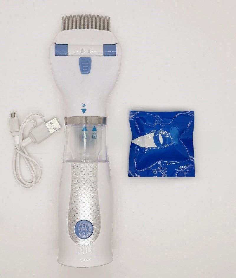usb rechargeable pet lice remover with 36 steel needles for dogs and cats
