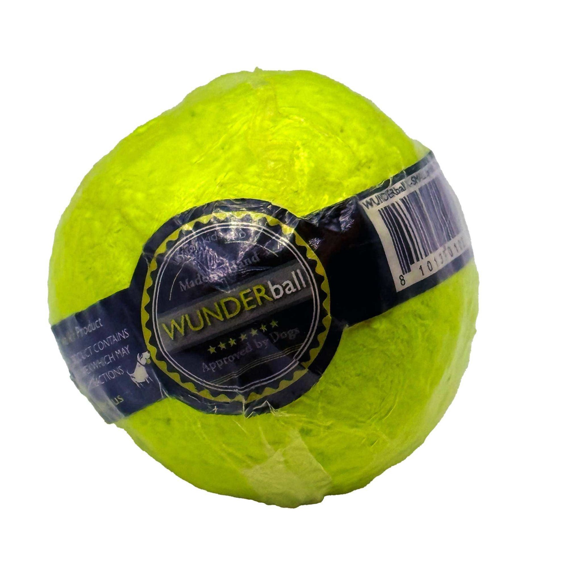 WUNDERball durable natural rubber fetch toy for dogs