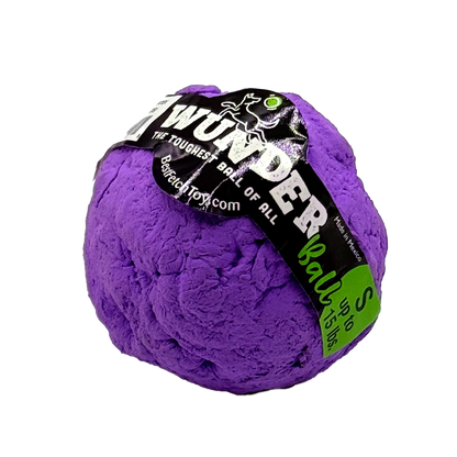 WUNDERball durable natural rubber dog fetch toy with unpredictable bounce