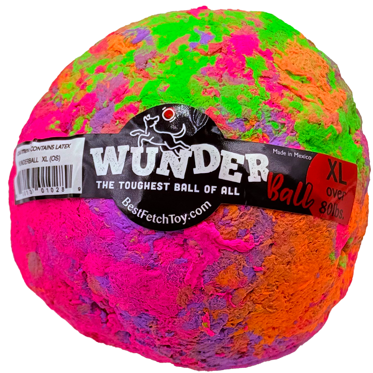 WUNDERball best fetch dog toy made of natural rubber with unpredictable bounce