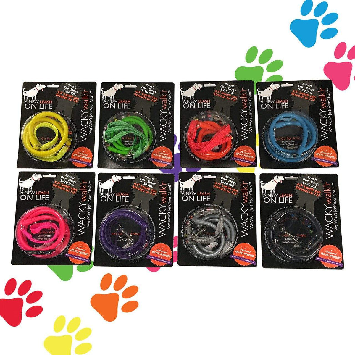 WUNDERleash no-pull dog leash by WACKYwalk'r for training and control