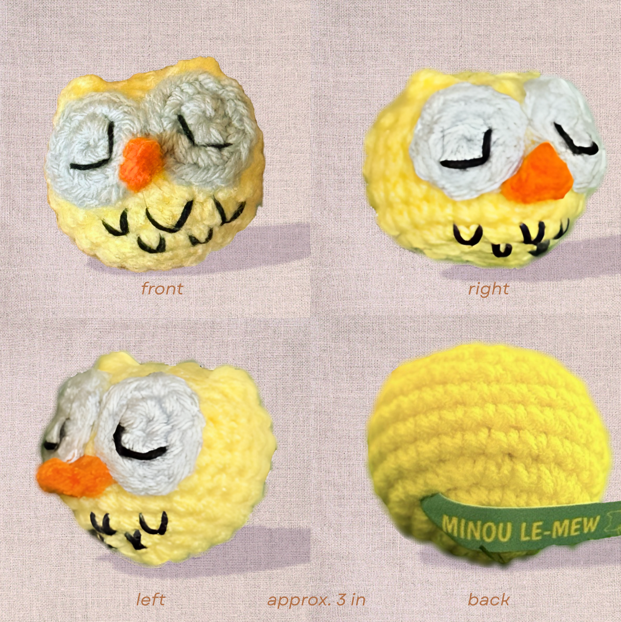 Yolk the owl | Lightweight Cat Toy, Engaging Play & Scent Stimulation